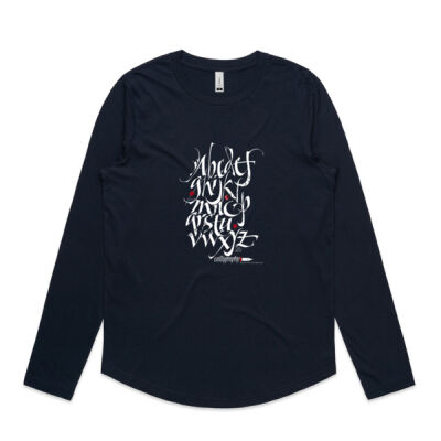 Women's Long Sleeved Tshirt - ABC Thumbnail