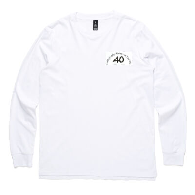 Men's Long Sleeve Tee - 40th semi circle Thumbnail